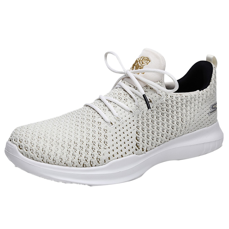 Skechers斯凯奇男鞋跑步鞋跑鞋 时尚休闲懒人运动鞋54364-WHT
