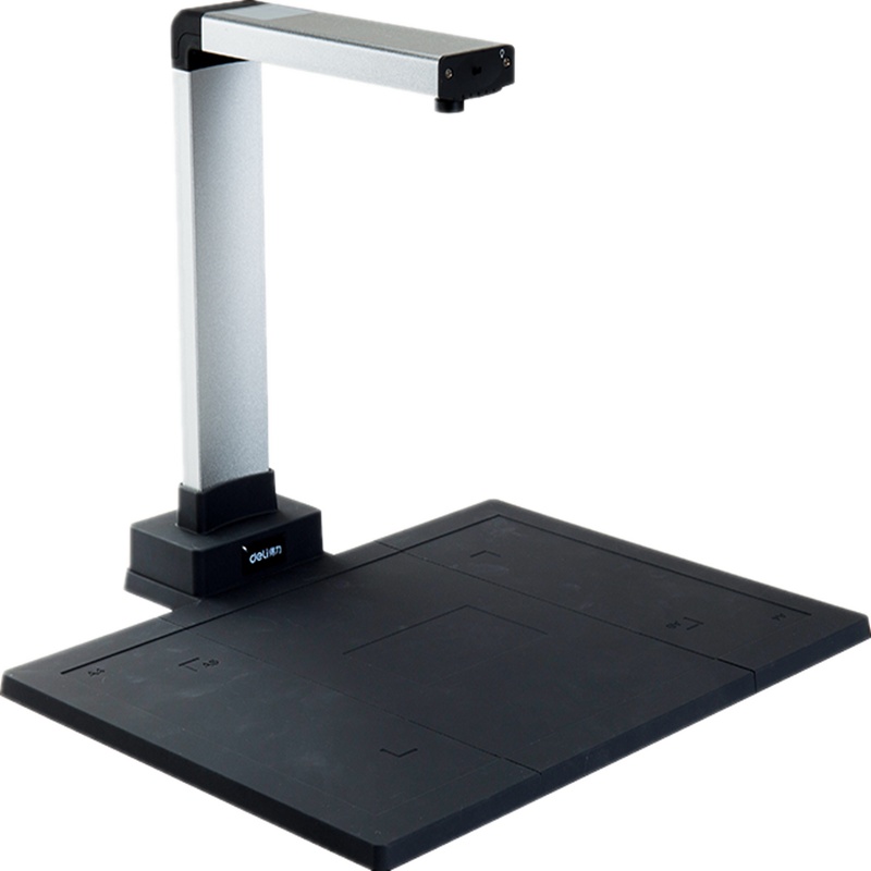 得力deli15158高拍仪1800万高清像素 A3/A4幅面实时投影正反面智能识别书籍成册OCR文字识别扫描仪