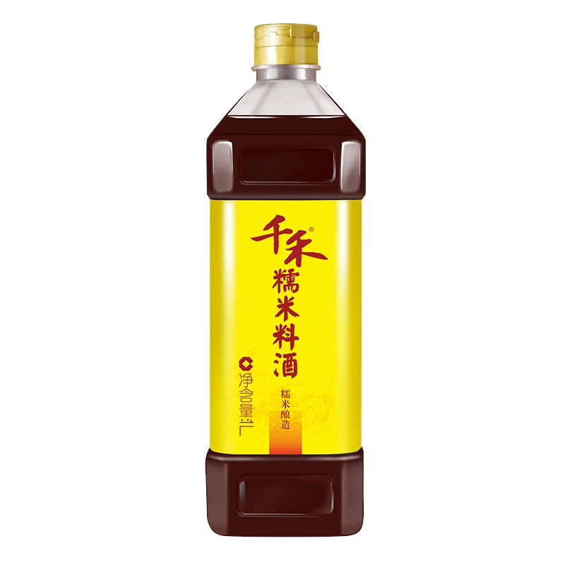 千禾糯米料酒1L自然酿造厨房烹饪调味品提味增鲜