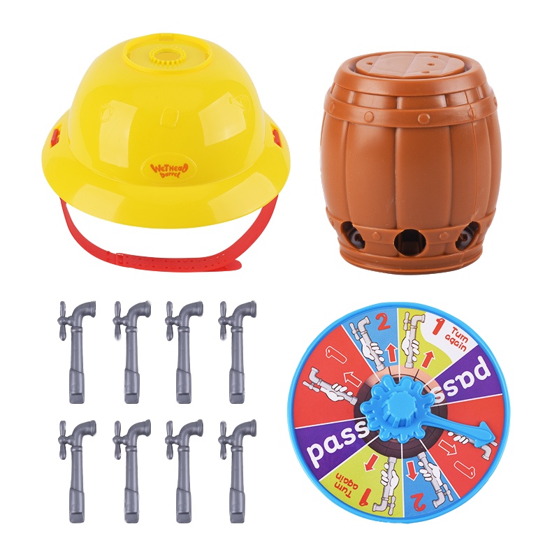 弹玩之地 湿脸水桶帽CH3103 整蛊玩具 亲子互动 趣味水龙头 家庭聚会 桌面游戏 4-10岁 塑料玩具 男孩女孩玩具