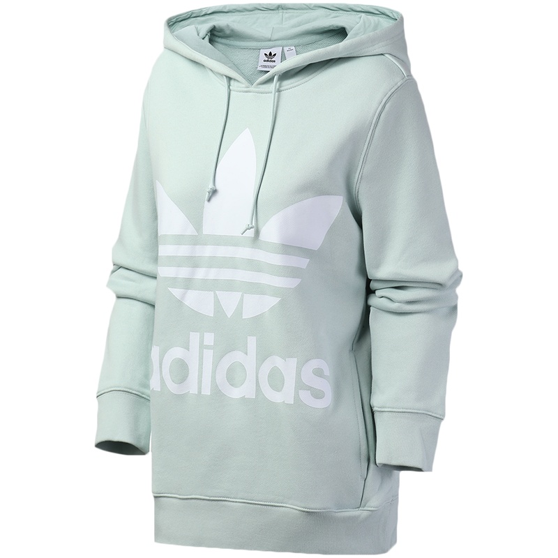 【自营】adidas阿迪达斯三叶草女装运动服休闲针织连帽卫衣ED7503