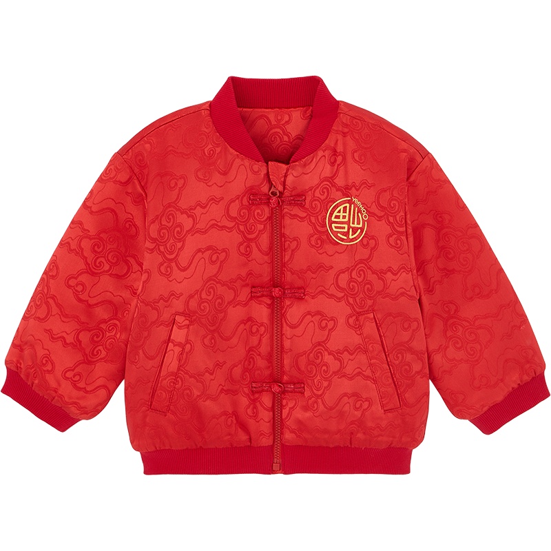 英氏秋冬新款男女宝宝保暖外出新年系列外套11093377