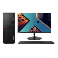 联想(lenovo)E76X台式电脑23.8寸显示器(I5-9400 8G 1T 集显 DVD刻录 定制win7)