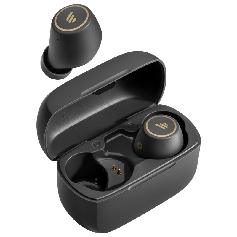 EDIFIER/漫步者TWS1 Pro蓝牙耳机真无线双耳降噪真无线小型隐形入耳式 超长待机续航迷你运动游戏听歌防水雅灰色