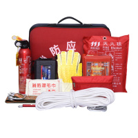 虎鲸消防应急包安全装备应急硬包11件套救援装备家用酒店宾馆户外逃生包配套装备