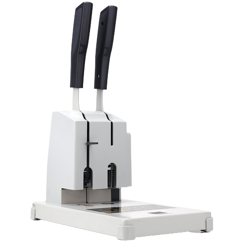 得力(deli) 3886 凭证财务装订机档案会计手动打孔热熔铆管装订机