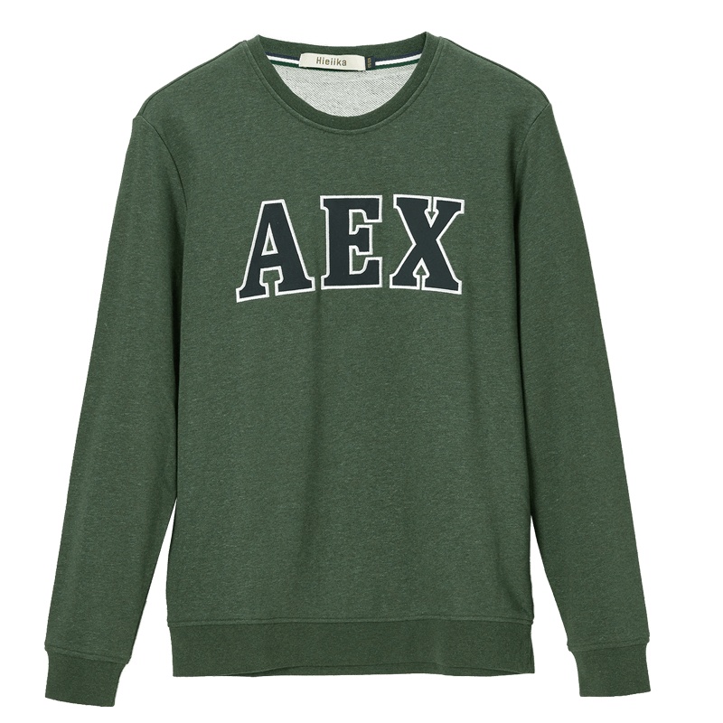 2019秋季男士韩版圆领字母印花休闲舒适卫衣