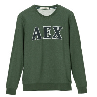 2019秋季男士韩版圆领字母印花休闲舒适卫衣