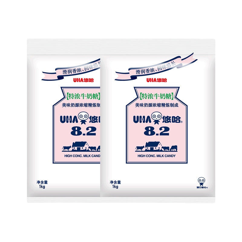 悠哈特浓牛奶糖120克