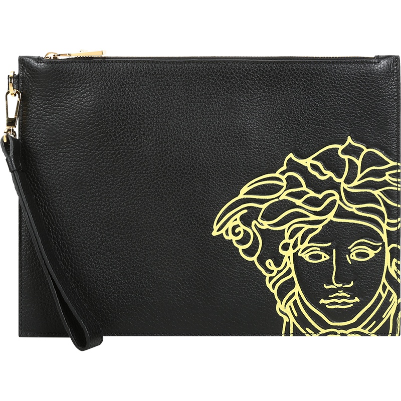 VERSACE 范思哲 男士 皮革手拿包 DP85102 DVTG4M