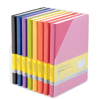 齐心(comix)5902绑带式皮面本 A5/122张记事本 商务皮面本 日记本 记录本 手账本 学生文具本册便签