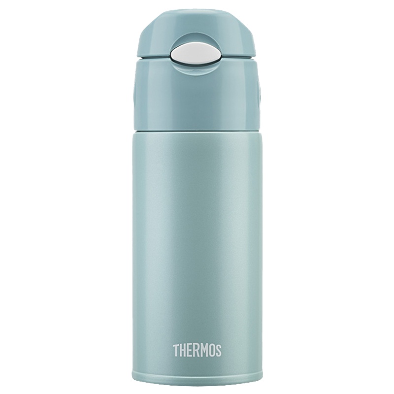 膳魔師(THERMOS)不锈钢真空保温吸管杯绿色TCMI-400S-GN 400ML(只)