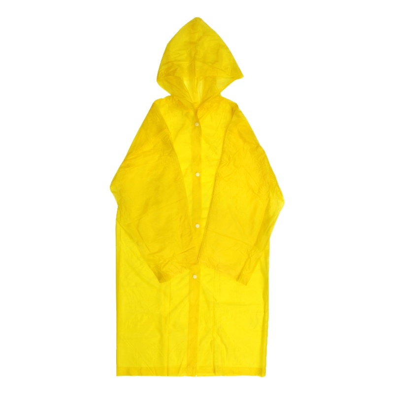 趣行 儿童雨衣/雨披 适合1.1-1.4米 PVC徒步垂钓旅游户外露营登山骑行戴帽均码 10件装