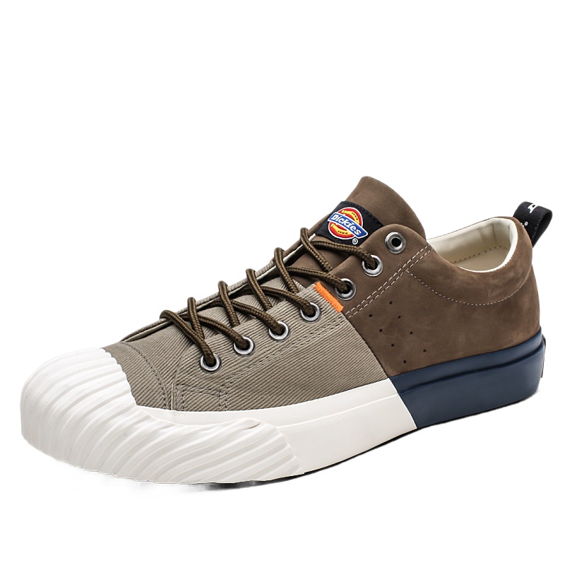 Dickies低帮帆布鞋男韩版潮流百搭板鞋秋季新款系带学生休闲鞋子193M50LXS3B