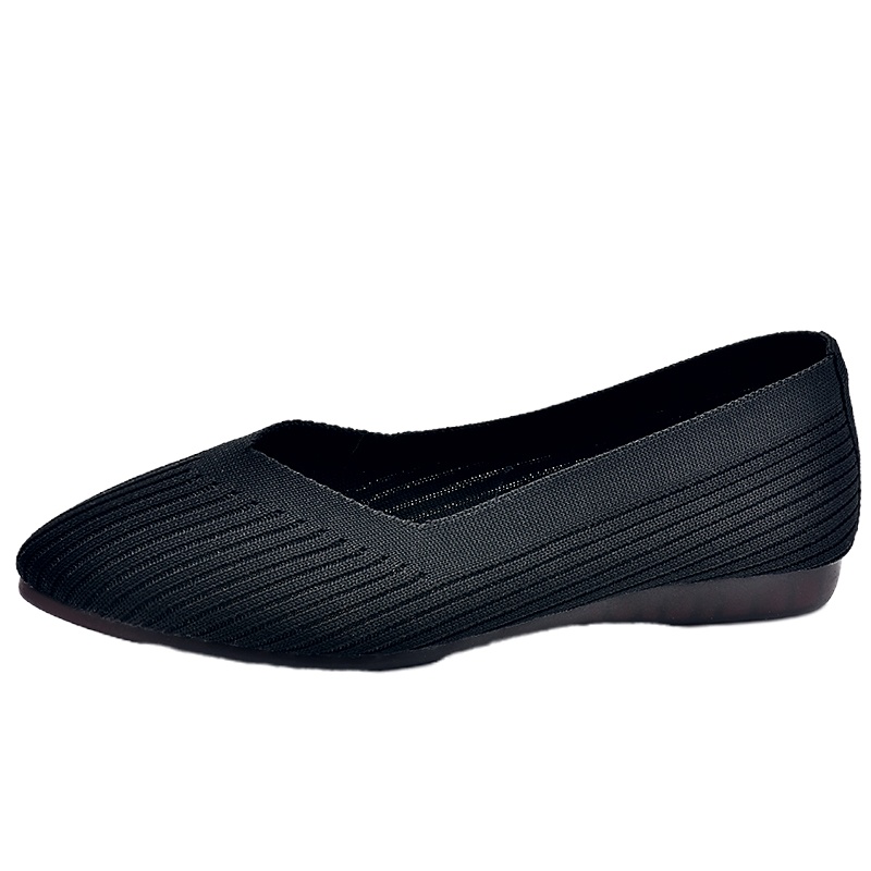 黑色工作鞋 软底防滑女鞋