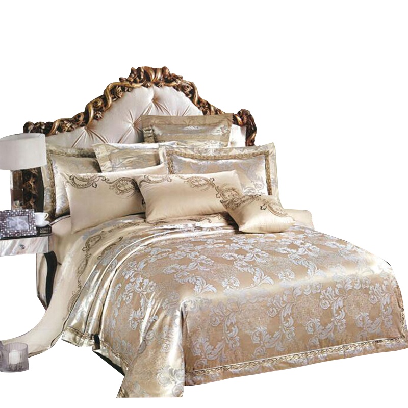 皇室大提花件套 RJ-1971 欧式提花妙曼花彩床上四件套 200*230CM(单位:套)