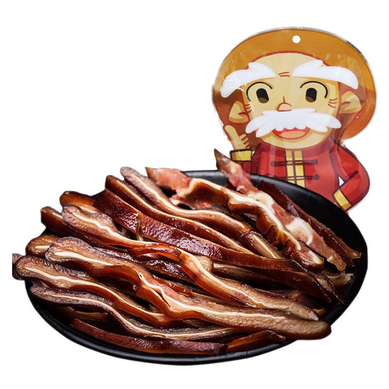 杨大爷腊猪耳朵500g成都特产四川腊肉农家自制好吃的熏肉