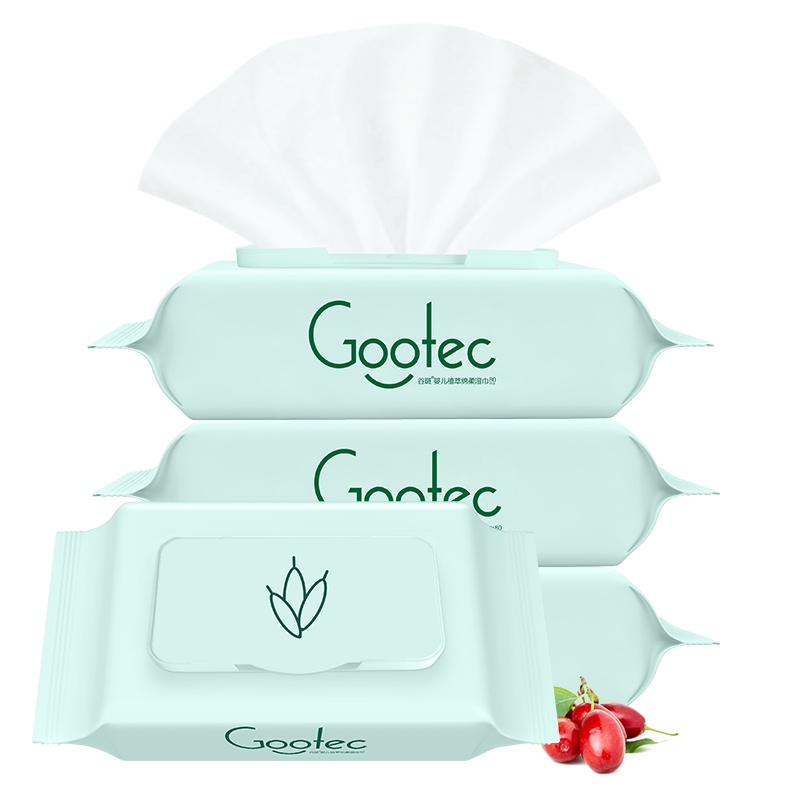 谷斑婴儿植萃柔湿巾80抽3包装 匠系列 蔓越莓精华