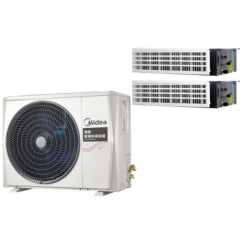 美的中央空调3匹一拖二 变频小多联机厨房空调 MDS-H80W-A(E1)一拖二