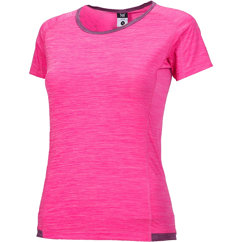 361度女装夏季T恤运动休闲上衣服圆领T恤 561722156