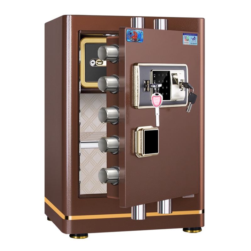 虎牌保险箱家用保险柜办公 66厘米高BGDB-I-66ZW电子保管箱柜指纹密码锁 (tiger)