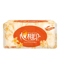 心相印抽纸3层130抽家用实惠装餐巾纸卫生纸12包软包纸抽面巾纸