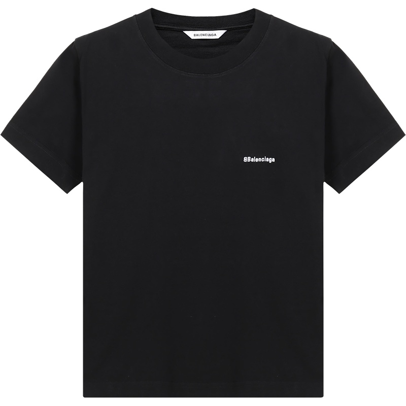 BALENCIAGA 巴黎世家 女士棉质圆领短袖T恤 612964 TJV87