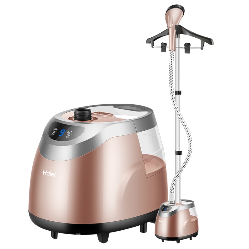 海尔(Haier)挂烫机HGS-2510B 香槟金 家用蒸汽电熨斗 大功率小型立式手持 迷你熨烫衣服