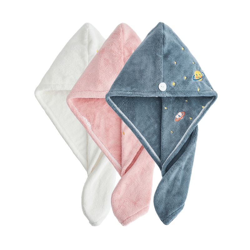 三利干发帽女吸水擦头发毛巾加厚可爱干发巾浴帽包头巾