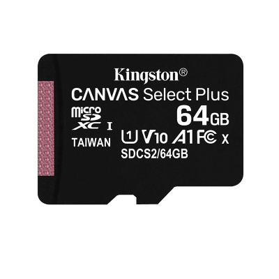 金士顿(Kingston)64GB 读速100MB/s U1 A1 V10 switch内存卡 TF(MicroSD)