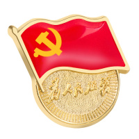 党徽胸章别针扣蝴蝶扣 80个装