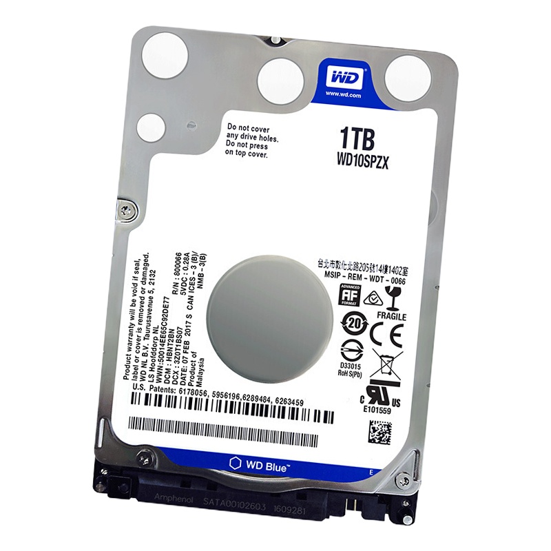 西部数据 绿盘 1TB 电脑固态硬盘