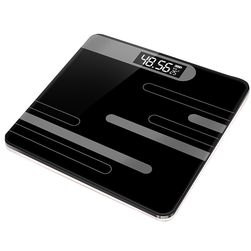 安尚电池款电子秤智能体重秤男女生成人孩子宝宝商用家用大秤面电子称人体秤成人体重计温度显示称重仪器体重称瘦身用健康减肥用秤