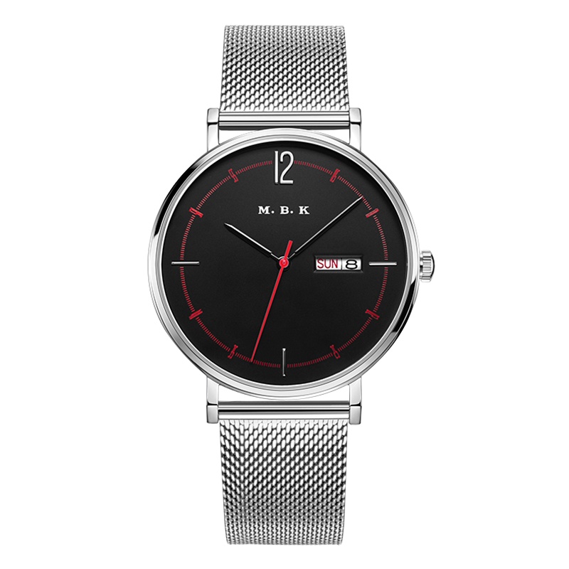 M.B.K欧美品牌手表男士商务全自动机械表 男表时尚简约自动镂空防水手表男款腕表M1002G005