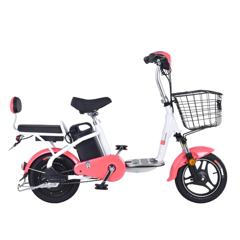 爱玛(AIMA)新春喵 电动自行车 48V锂电代步车 可提取充电 新国标 不可折叠