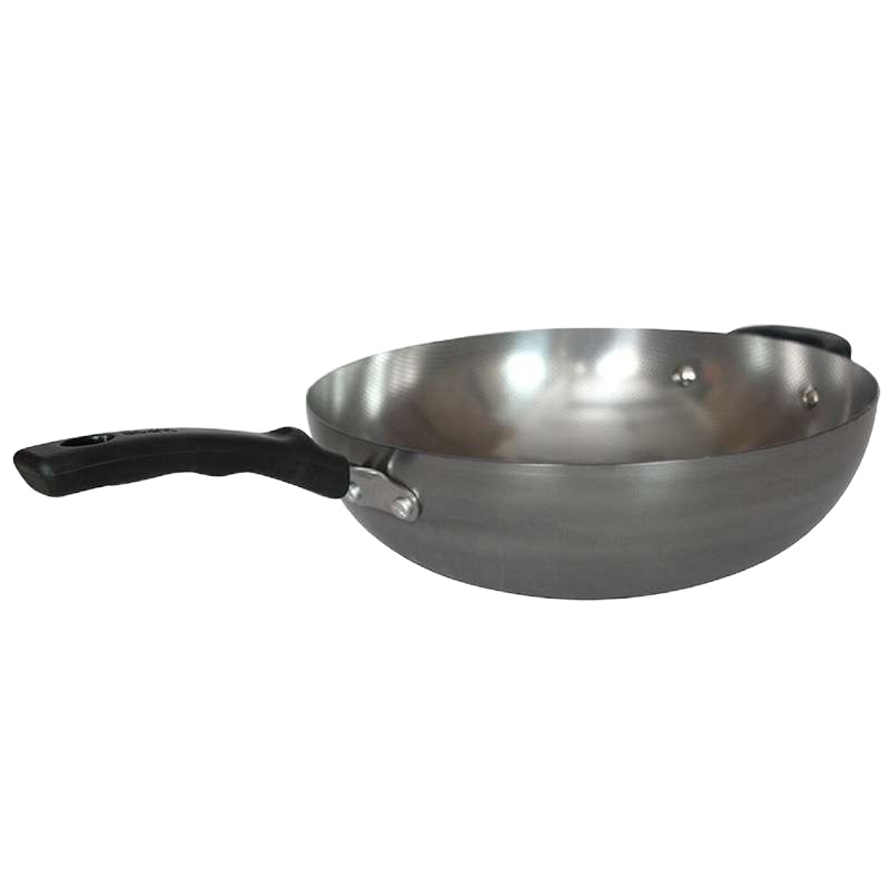 苏泊尔真不锈无涂层铁锅（玻璃盖）FC32T4