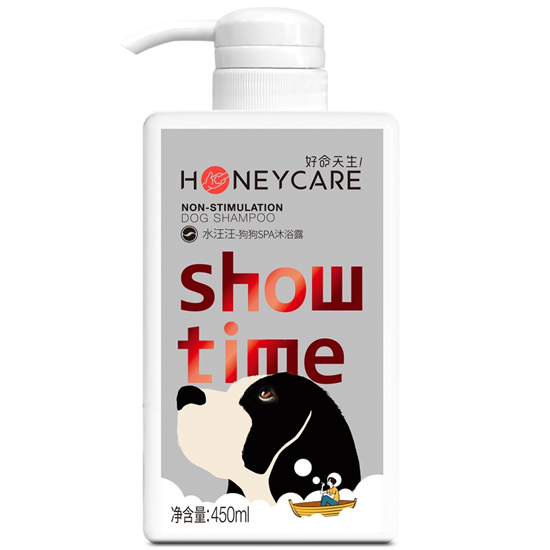 好命天生(Honeycare)狗狗SPA沐浴露 宠物香波沐浴液 柔顺美毛全效通用450ml