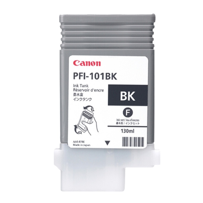 佳能(Canon)PFI-101BK 黑色彩色墨盒 IPF6110/6100/6000S/5100/5000/5110