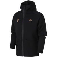 adidas男子夹克外套连帽开衫休闲运动服DT2457 DT2457黑色 L