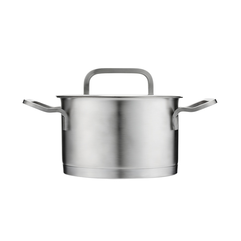 双耳炖锅 ZW-C126 不锈钢包覆式防刮通用双耳炖锅 16cm（单位：个）