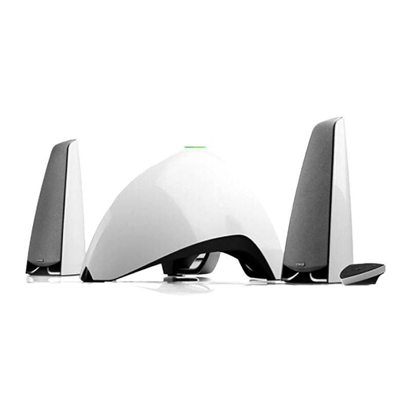 Edifier/漫步者 E3360BT 2.1声道台式电脑有源音响蓝牙音箱无线家庭低音炮音箱 白色