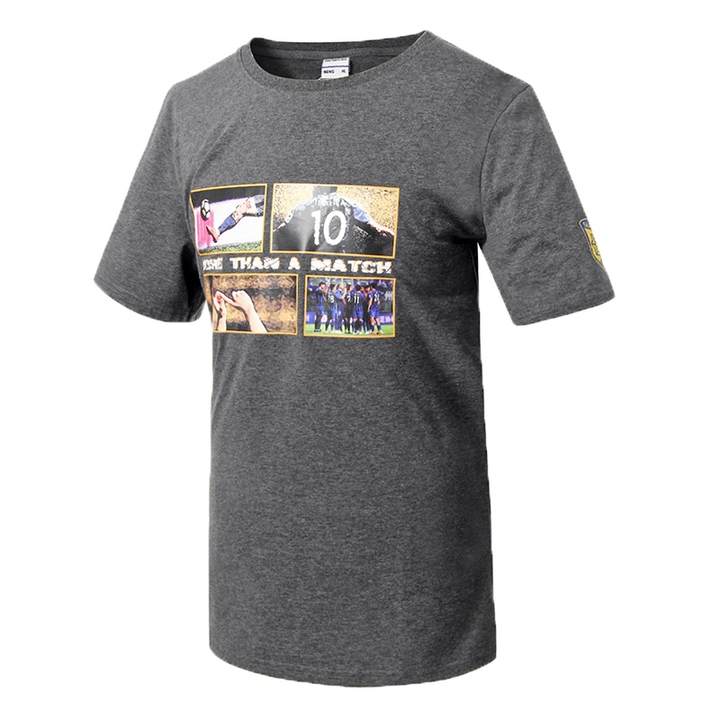 苏宁足球俱乐部棉质男士休闲新品短袖印花图案文化衫T恤