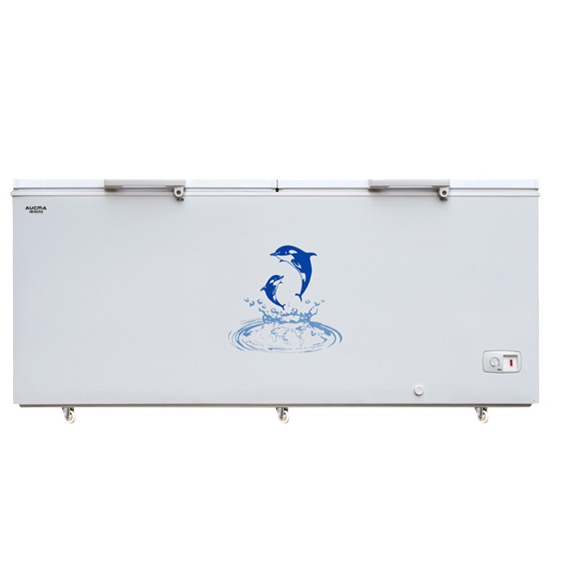 澳柯玛商用大冷柜 卧式冰柜 730升 商用大容量 单温 冷藏冷冻 双开门BC/BD-730