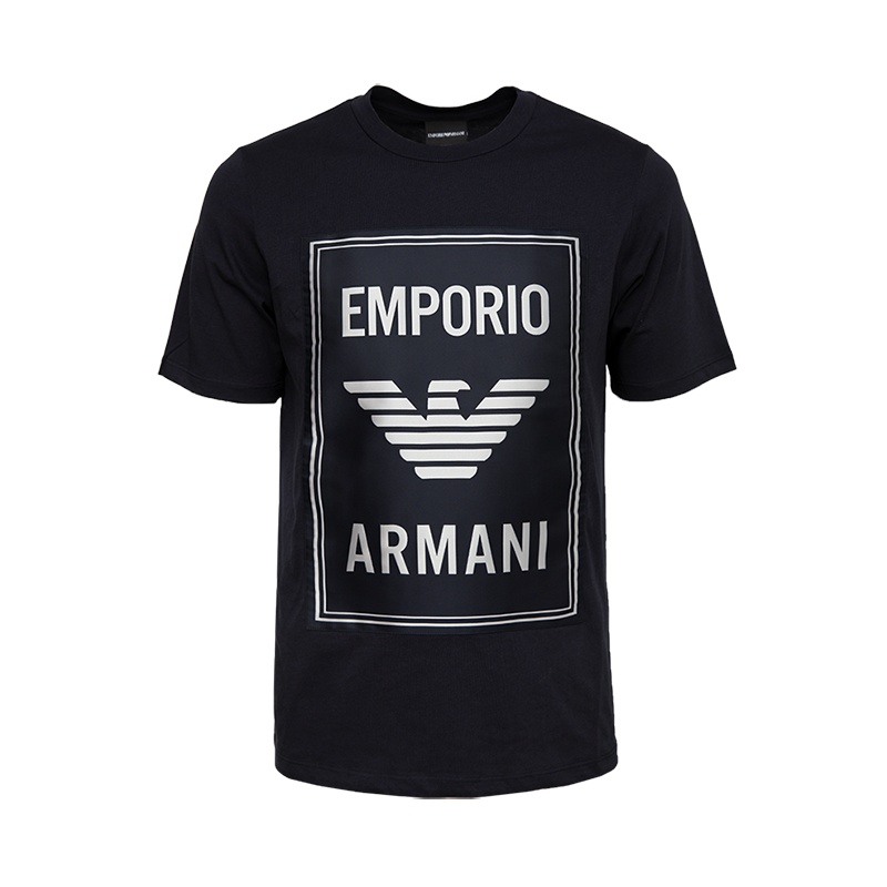 EMPORIO ARMANI 阿玛尼 男士LOGO标识短袖T恤