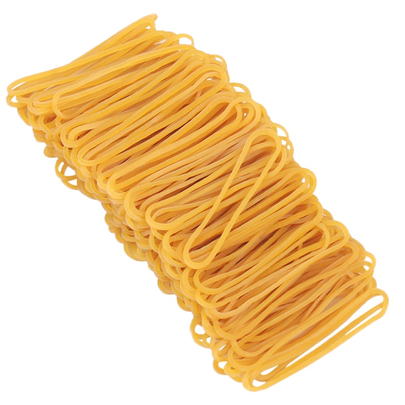 38扁对折6CM半斤装(250克) 橡皮筋一次性色扁皮筋绑菜牛皮筋高弹力耐高温耐用绑钱橡皮圈批