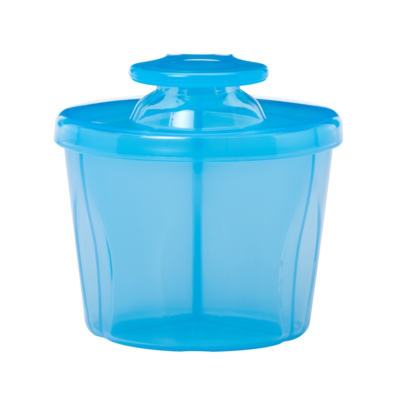 布朗博士 奶粉盒储奶盒独立分格储奶外出轻巧便携 蓝色