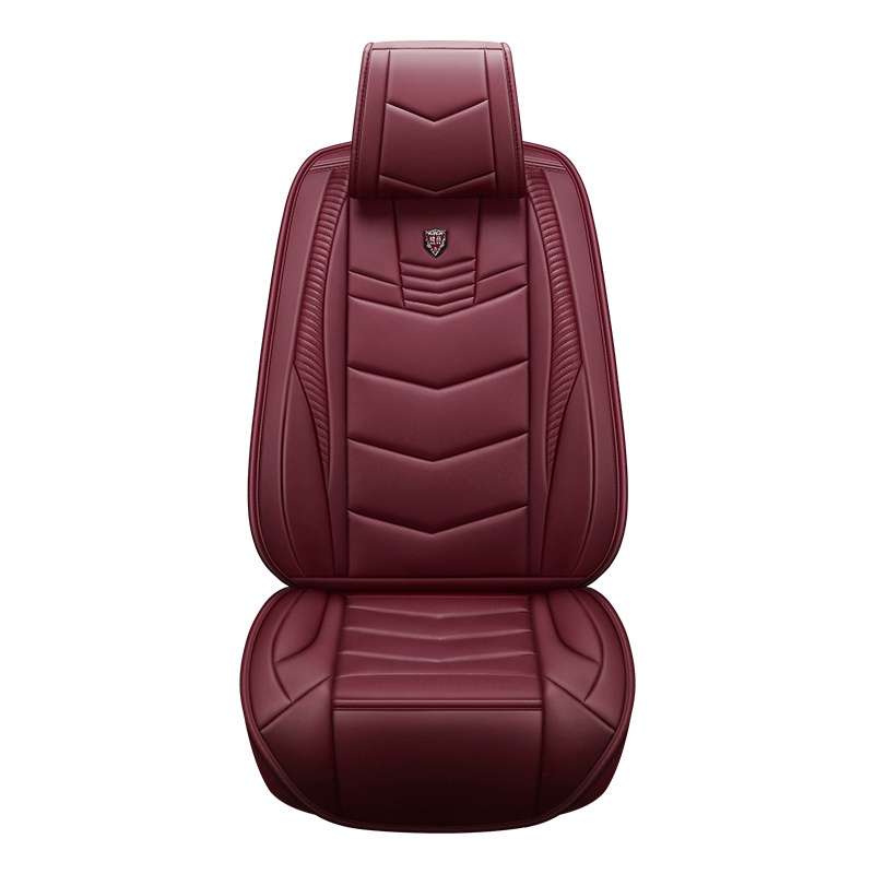 汽车坐垫四季通用大包围座垫套全包围皮革座套英朗卡罗拉迈腾雅阁宝来奇骏博越多种车型通用 I-80870-R 热情红