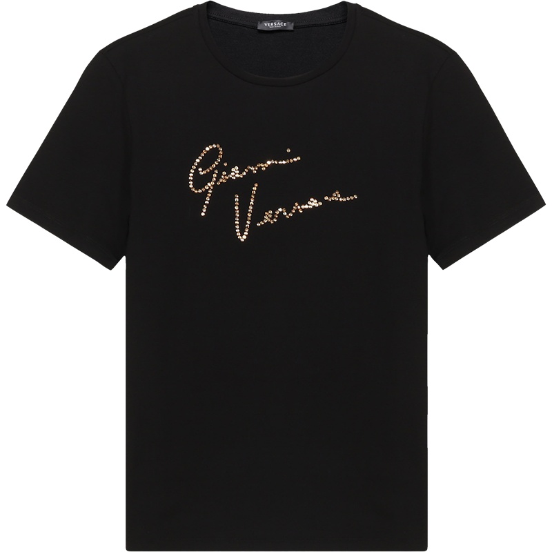 VERSACE 范思哲 送女友 女士 棉质圆领短袖T恤 A88730 A228806