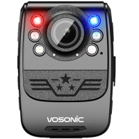 群华(VOSONIC)D1 执法记录仪8小时录像 爆闪警示无光红外夜视 32G