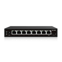 艾泰UTT SG108V 8口全千兆钢壳 企业组网非网管交换机网络监控VLAN集线器分线器